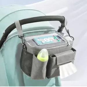 분리 유모차 가방 파우치 1P 걸이형 젖병 수납 보조 넉넉한 기저귀 간편한