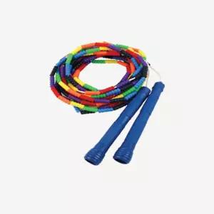 레인보우 안전구슬 단체줄넘기 긴줄 8M 휴대용 점프 점핑 홈트레이닝 체력운동 실내