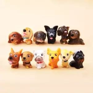 ( )인테리어 강아지 피규어 12개 세트 장식 소품