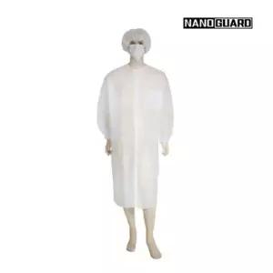 나노가드 일회용 위생 부직포 방문자 가운 GW100 50장 실험실 가운