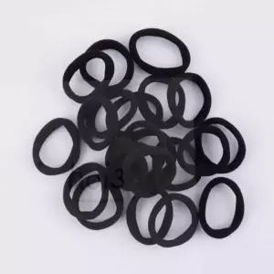 ( )호이 검정 머리끈 100p 대용량머리끈 헤어끈 머리끈고무줄