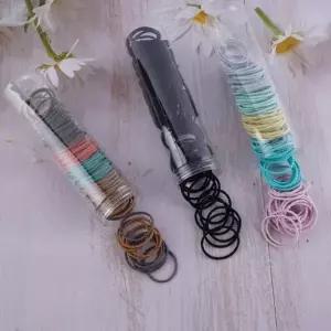 호이 대용량 머리고무줄 100p 헤어고무줄 대용량머리끈 머리끈