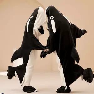 공룡 고래 상어 사계절동물잠옷 윈튬 범고래