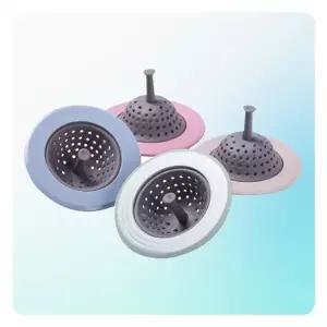 (색상 랜덤발송)베란다 벌레차단 싱크대 뚜껑 세면대 망 트랩 욕실