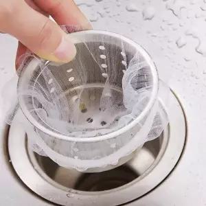 ( )싱크대 배수구 거름망 일회용 음식 쓰레기 망 싱크대망 100p 쓰레기망