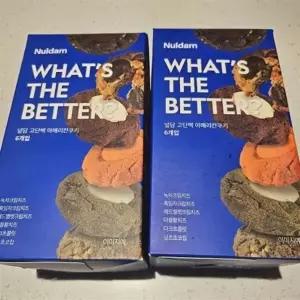 [웰빙창고] 널담 고단백 통밀 100 아메리칸쿠키 6개입 2박스