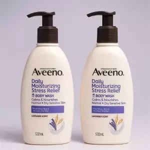 [웰빙창고] 아비노 바디워시 스트레스 릴리프 라벤더향 532ml x 2개