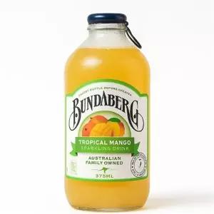 [웰빙창고] 분다버그(BUNDABERG) 트로피칼 망고 375ml x 12병