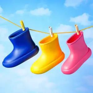 유아 부츠 어린이 영유아 키즈 아동 부츠 장화 미끄럼 장마철 물놀이 활동화 장마 방수 여름 고무 방지