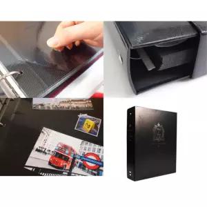 자유형식 비닐부착식 사진앨범 올블랙 아기돌 영유아 포토