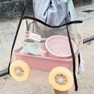 살림마녀 망사 모래놀이가방 모래 장난감 가방