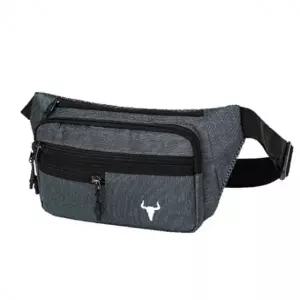 남자 힙색 캐주얼 크로스 보조 커플 가방 네이비