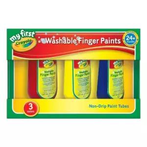 크레욜라 핑거페인트150ml*3색(빨,파,노GY818108)