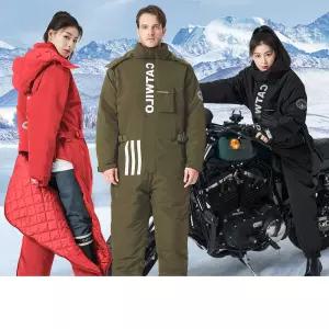 오토바이 우주복 라이더 방한복 기모 일체형 스키복 고급형 블랙 M 시암 사람