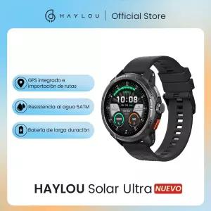 호환  HAYLOU Solar Ultra GPS 스마트워치 1.6인치 AMOLED 디스플레이 5ATM 방수 내장 GPS 블루투스 통화