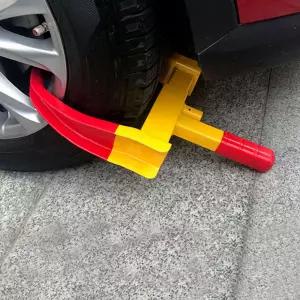 자동차 오토바이 타이어 잠금 도난방지 휠 자물쇠화물차 주차 캠핑카락 잠금장치 클램프 트레일러락 도난락