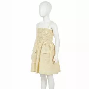 헬로선라이즈 HELLO SUNRISE 투 포켓 미니 원피스 옐로우 체크