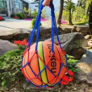 농구공 네트 가방 파랑빨강 공가방 주머니 축구공