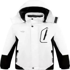 원도우 보이 스키 재킷 따뜻한 플리스 겨울 코트 방수 스노우 레인