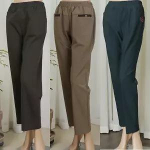 엄마옷 바지 정장 밴딩 팬츠 중년여성옷 할머니옷 빅사이즈 아줌마옷 봄 여름 가을 겨울 생신 선물 38 40 44 인