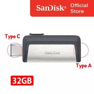[샌디스크]USB메모리 C타입 듀얼 유에스비 32GB 32기가 대용량 USB3.2Gen1 OTG PC 노트북 핸드폰 SDDDC2