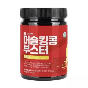 머슬킹콩 부스터 300g 헬스 운동전 에너지 트리블러스 카페인 아르기닌 근육