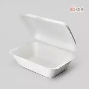 B-001 화이트 펄프사각도시락 1BOX 500개