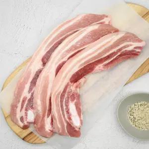 미트아울렛 신선 삼겹살(숯불용) 500g 스페인산 (두께20mm)