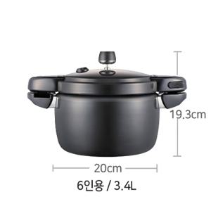 PN풍년/가스압력밥솥/블랙펄뉴/6인용/BNPC-06