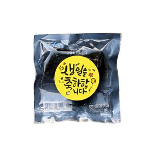 하트모양 마음미역1봉+스티커1p/답례품,생일선물,학원,돌답례품,판촉