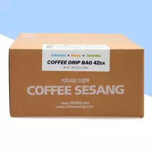 커피세상 드립백 3종 11g 42개입 콜롬비아 케냐 인도네시아 캠핑커피