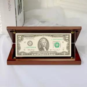 [캘리]행운의2달러 화폐 아크릴액자 개업 이사 축하선물 행사기념품 CS-005-T