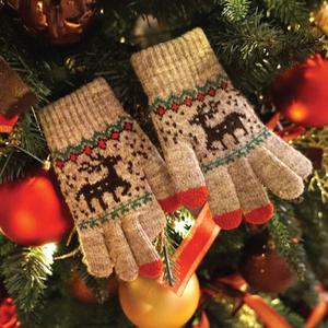 [블레슈] 스마트 기모장갑 (중) - KC인증 어린이집 아동용 성탄선물