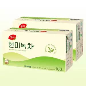 동서 현미녹차 100T + 100T (200T)/티백 침출