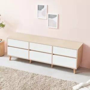 이음2단1500거실장(6서랍형) / K1500-2S-IN-6C