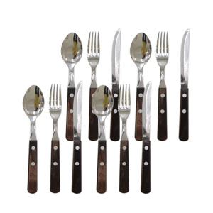 트라몬티나 커트러리 디저트 4인세트, 월넛, 1개