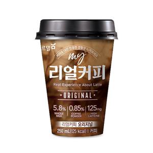 푸르밀 리얼커피 250ml 오리지널맛 20개(2box) 무배 컵커피