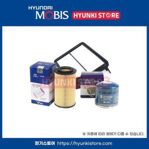 [현대모비스]쏘렌토MQ4 디젤 순정 에어클리너 오일필터 세트
