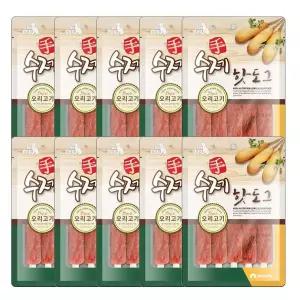 강아지 간식 수제 오리고기 핫도그 100g x 10개