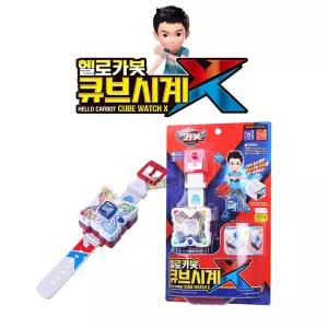 헬로카봇 큐브시계X 작동 완구 자동차 합체 변신 로봇 캐릭터 로보트
