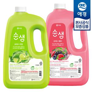 [애경] 순샘 프레시 주방세제 3L x2개