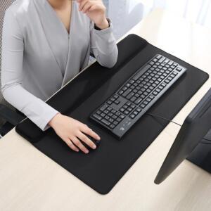 마우스 키보드 손목 받침대 일체형 대형 쿠션 장패드