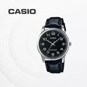카시오 CASIO 남성 남자 가죽 패션 커플 손목시계 MTP-V001L-1B