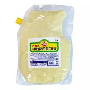 [오뚜기] 오쉐프 야채샐러드용드레싱 3kg (스파우트팩)