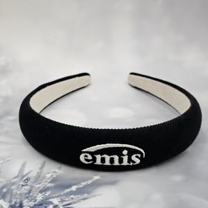 EMIS 이미스머리띠 코듀로이 헤어밴드 블랙 매장정품