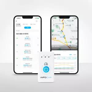 IO180-OH 인포카 자동차 스캐너 진단기 OBD2 ELM327 Android iOS 동시지원