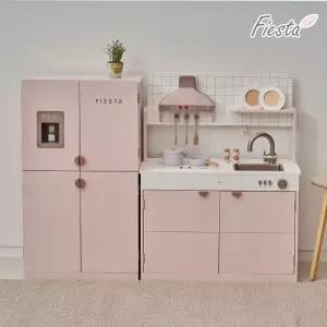 우드 주방놀이 샤르망 애쉬핑크