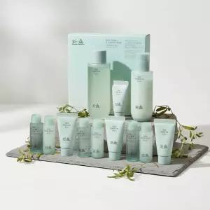 한율 어린쑥 수분진정 2종세트+토너/로션/크림/유자수면팩/클렌징팩폼 추가증 정 구성선택