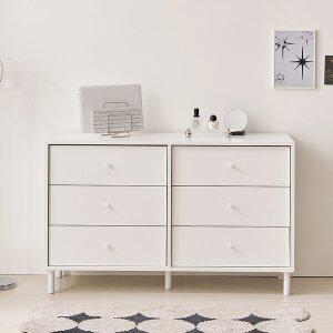 [NAMUDDL]보루네오 마르체 폴라 E0자재 6단 파티션 와이드 서랍장 1200 BOW521C