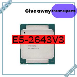 제온 E5 2643 V3 프로세서 E5-2643 3.4 GHz 6 코어 12 스레드 CPU 20M E5-2643V3 135W LGA 2011-3 2643V3